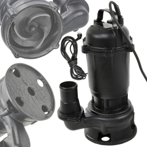 POMPA ŻELIWNA DO BRUDNEJ WODY SZAMBA Z ROZDRABNIACZEM 550W 17000l/h