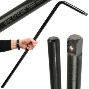 POKRĘTŁO KLUCZ FAJKOWY 3/4" 1000MM TYP L KLUCZ DO NASADEK DO KÓŁ