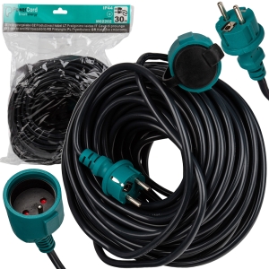 PRZEDŁUŻACZ 30M OGRODOWY DO KOSIARKI BUDOWLANY DŁUGI 230V 3x1,5mm 16A 3500W