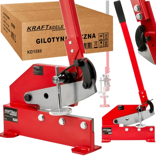 GILOTYNA RĘCZNA 8" DO BLACHY STALOWEJ PRĘTÓW NOŻYCE 20cm