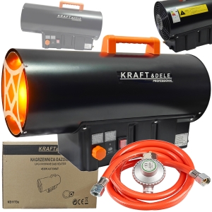NAGRZEWNICA GAZOWA DMUCHAWA FARELKA 45kW TERMOSTAT 230V/50Hz