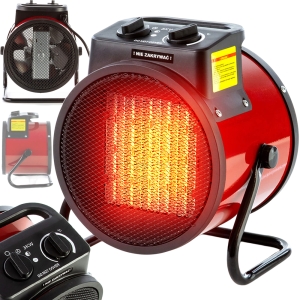 NAGRZEWNICA ELEKTRYCZNA GRZEJNIK FARELKA 3kW TERMOWENTYLATOR 230V/50Hz