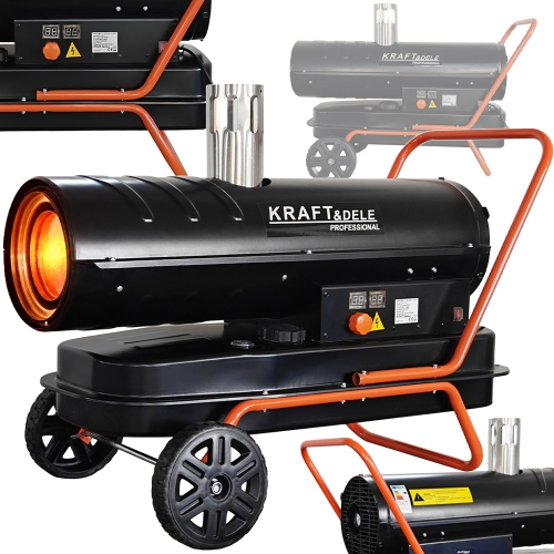 NAGRZEWNICA DMUCHAWA OLEJOWA Z ODPROWADZANIEM SPALIN TERMOSTAT KOMIN 30kW