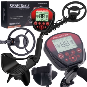 WYKRYWACZ METALU DETEKTOR METALI CZUŁY 2x9V LCD SONDA