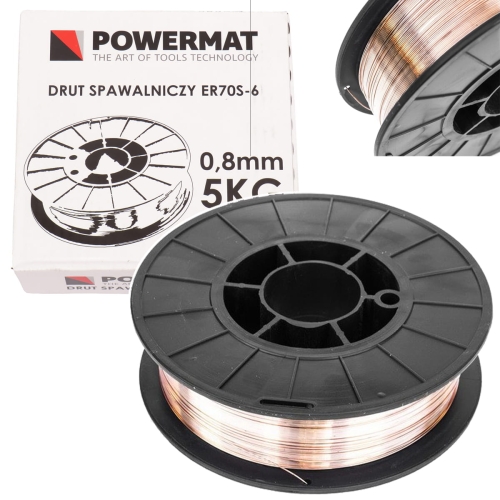 DRUT SPAWALNICZY 0,8 MM 5 KG SZPULA DO SPAWANIA