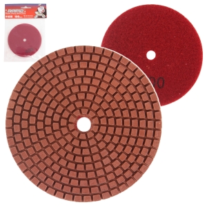 KRĄŻEK ŚCIERNY DIAMENTOWY POLERSKI RZEP 100MM P400 DO GRESU