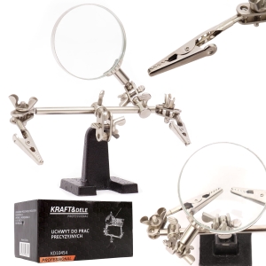 TRZECIA RĘKA ZESTAW DO LUTOWANIA UCHWYT LUPA