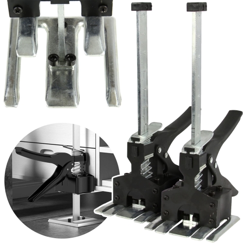 PODNOŚNIK RĘCZNY MEBLI PŁYT GIPSOWYCH DRZWI 2 - 175mm 2 SZT. 160 KG