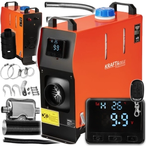 NAGRZEWNICA OLEJOWA OGRZEWANIE POSTOJOWE 12V 9kW LCD + PILOT 