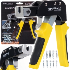 ZACISKARKA PISTOLET OSADZAK SZCZYPCE KLESZCZE DO KOŁKÓW MOLLY ZESTAW