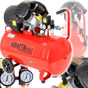 KOMPRESOR OLEJOWY SPRĘŻARKA 100L 2-TŁOKI 530l/min 230V/50Hz 3kW/4KM
