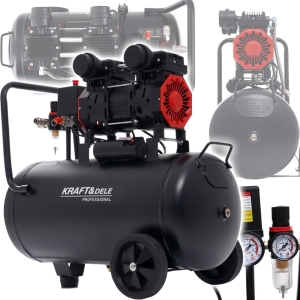 KOMPRESOR BEZOLEJOWY SPRĘŻARKA POWIETRZA 50L 8BAR 230V 1,5KW CICHY