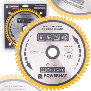 TARCZA WIDIOWA TARCZOWA WIDIA DO DREWNA 255x30x60Z