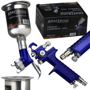 PISTOLET LAKIERNICZY DO MALOWANIA 2,5-4bar ZBIORNIK 125ML