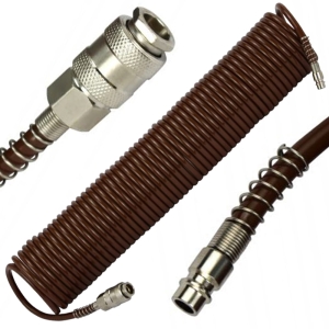 WĄŻ SPIRALNY PNEUMATYCZNY DO KOMPRESORA 5x8mm 15m