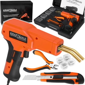 PISTOLET DO ZGRZEWANIA TWORZYW SZTUCZNYCH 85W 230V WALIZKA + GROTY